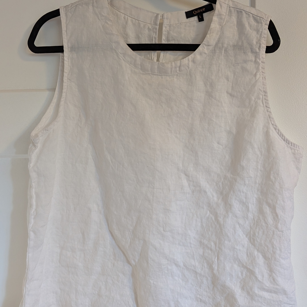 Quince Women's White Tank Top